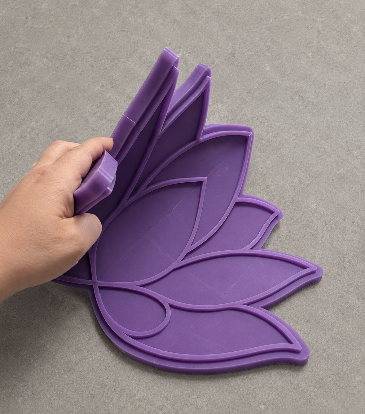 Custom Rubber Concrete Stamp